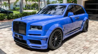 Widebody 2021 Rolls-Royce Cullinan Black Badge Neon Nights Edition